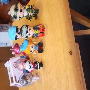 Ryan's World figures and vehicle